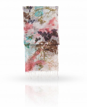 Палантин Женский S-MYSTIC.CAGE/WHITE.PINK